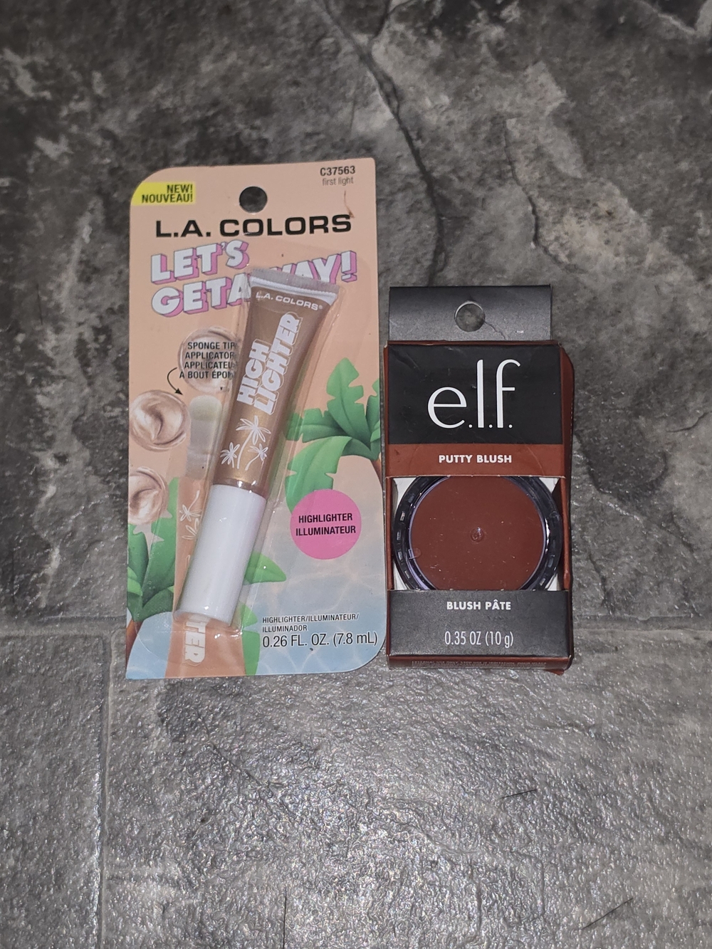 e.l.f. Putty Blush & L.A Colors Liquid Highlighter BNIB